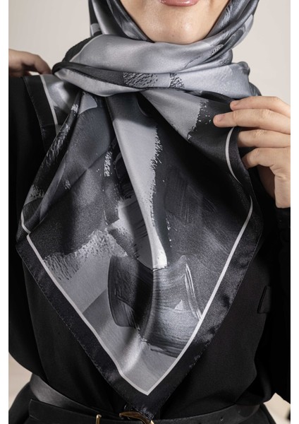 Dijital Kristal Desenli Eşarp 95x95 – Pastel Desen-2 fırsatları