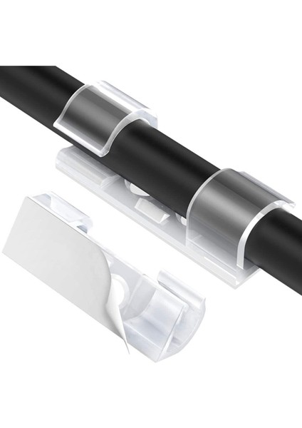 Kablo Sabitleyici Klipsler 20 Adet Kablo Düzenleyici Duvar Fayans Cam Kablo Tutucu Yapışkanlı Klips (5264) fiyatları