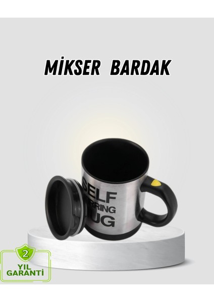 Akıllı Kendi Kendini Karıştıran Termal Kupa – Paslanmaz Çelik