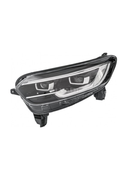 Renault Kangoo Iı 2013- Far Sol Krom Çerçeveli Motorlu Oem No (260602665R)