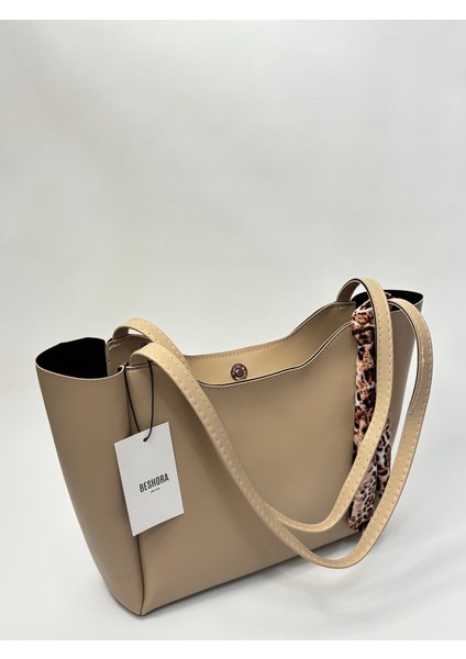 Elena Krem Mat Fermuar Detaylı Kadın Omuz Çantası indirimleri