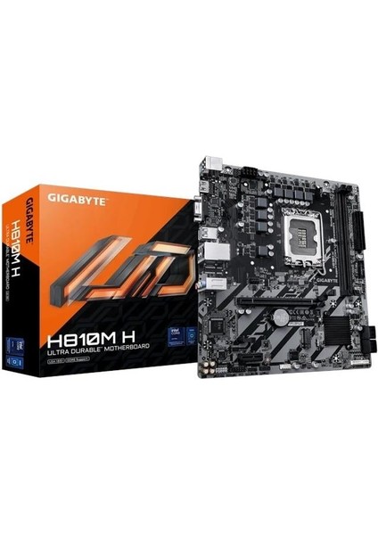 Gıgabyte H810M-H 2x Ddr5 Hdmı/vga 1x M.2 Usb3.2 1851P Anakart