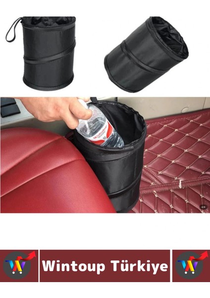 Dayanıklı Oto Koltuk Arkası Başlığa Asılabilir Outdoor Kamp Piknik Araç Içi Katlanabilir Çöp Torbası fiyatları