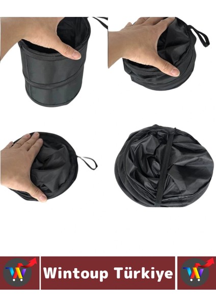 Dayanıklı Oto Koltuk Arkası Başlığa Asılabilir Outdoor Kamp Piknik Araç Içi Katlanabilir Çöp Torbası modelleri