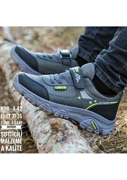 Çocuk Unisex Spor Microlight Taban Su Itici Kumaş Cırtlı Trekking Ayakkabı fiyatları