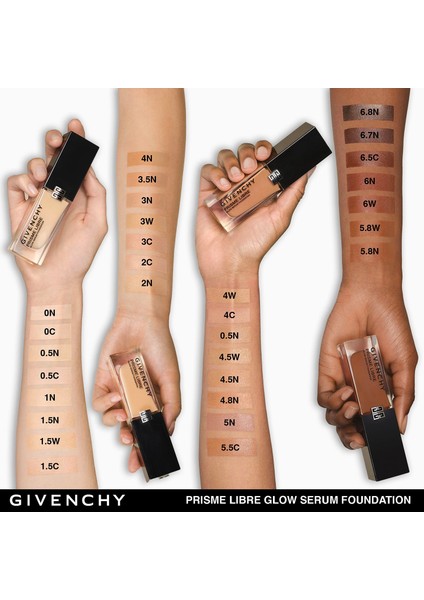 Prisme Libre Skin - Glow Serum Fondöten 5.8n (30 Ml) modelleri