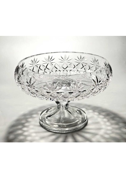 El Yapımı Kristal Palm Desenli 28 cm Dekoratif Sunumluk Kase fiyatları