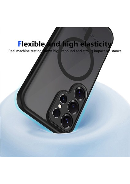 Samsung Galaxy S24 Ultra Kılıf, Manyetik Yarı Saydam Mat Darbeye Dayanıklı ve Parmak Izi Önleyici Koruyucu Kılıf-Siyah (Yurt Dışından) indirimleri