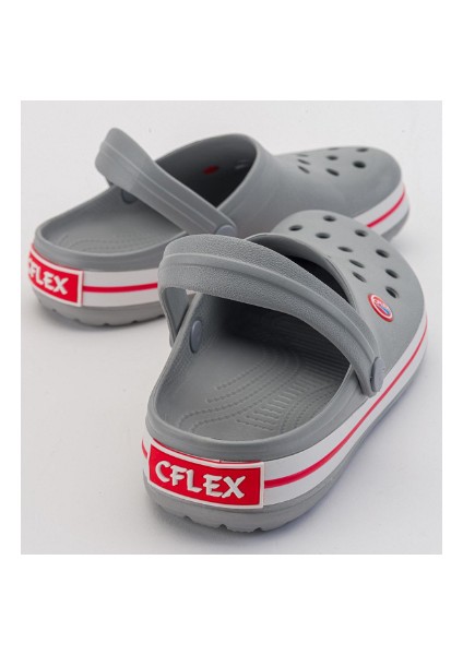 Eva Erkek Terlik Gri 45 No