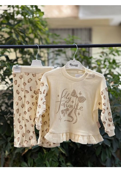 Kız Bebek Mevsimlik Fitilli Alt Üst Takım Şık Tasarım Özel Gün Günlük Alt Üst Takım fiyatları