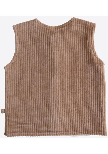 Organik Dosse Yelek Kahverengi fiyatları