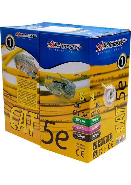 Cat5 305 Metre Ethernet Network Kablosu