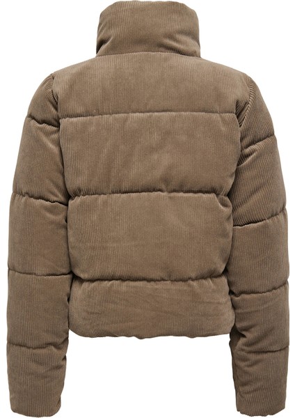 Kadın Onlnewdolly Dik Yaka Şişme Mont 15304768 Kahverengi fırsatları