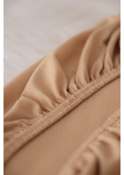 Tek Kişilik Lastikli Çarşaf Krem indirimleri