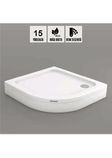 Slender Düz Zemin Oval Duş Teknesi, Panelli fiyatları