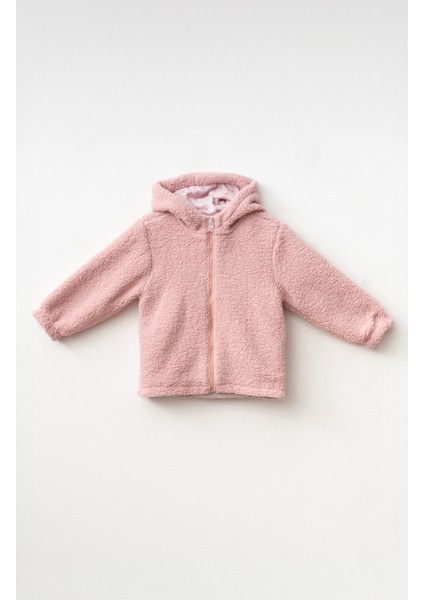 Çocuk Çift Taraflı Mont - Pudra fırsatları