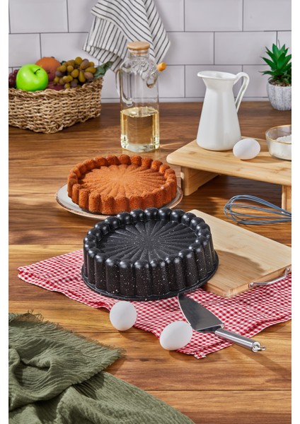 Döküm Dilimli Tart Kalıbı -Kek Kalıbı 230 mm (RSS101) fiyatları