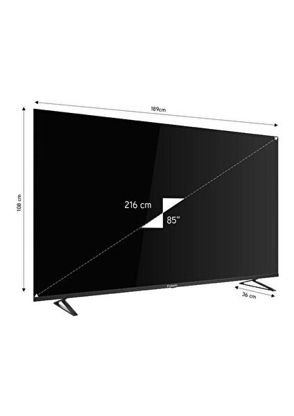 MT85EG8000QF 85’’ 216 Ekran Uydu Alıcılı 4K Ultra HD QLED Google TV fırsatları