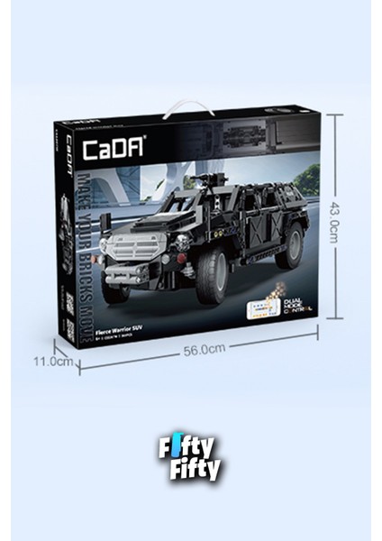 Cada Fierce Warrior Suv -C51207W (561 Parça) Profesyonel Oyuncak Yapım Seti -FFCADA-C5120 modelleri
