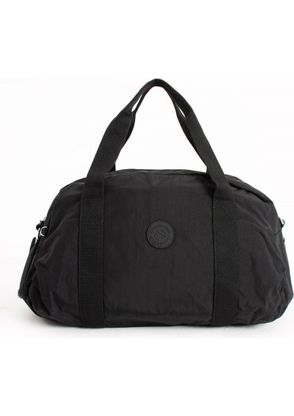 Sanmorris Büyük Boy Klinkır Kumaş Ayakkabı Koyma Cebi Bulunan Çapraz Askılı Spor ve Seyahat Çantası indirimleri