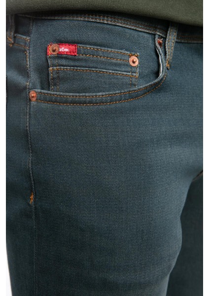 Jagger Normal Bel Dar Kesim Düz Paça Erkek Jean Pantolon Raves Stormy Blue indirimleri