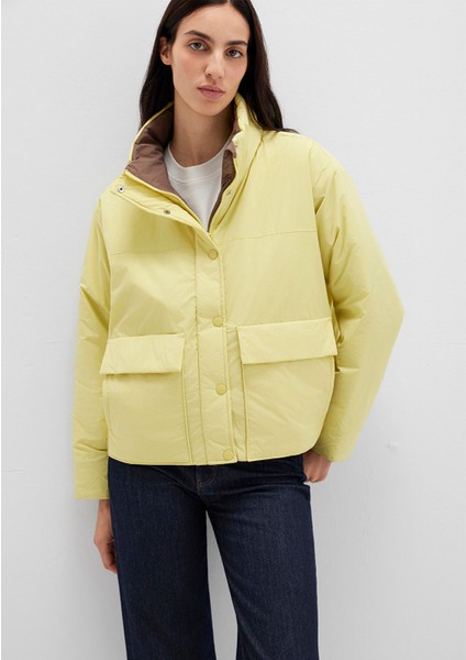 Su Itici Dik Yaka Sarı Ceket 1110618-71287