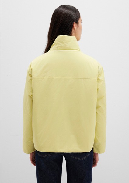 Su Itici Dik Yaka Sarı Ceket 1110618-71287 fırsatları