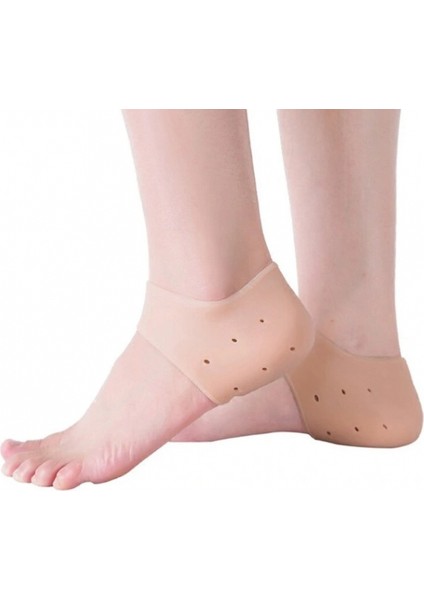 Silikon Topuk Çorabı Ten Rengi (5324)