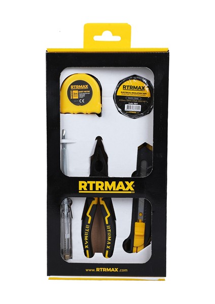 5 Li Set(Pense-Metre-K.kalemi-Elk.bantı-M.bıçağı)