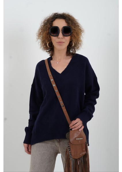 Lacivert Best V Yaka Kazak