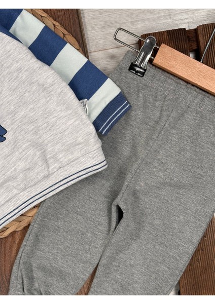 Pamuklu Dinozor Desenli 2li Erkek Bebek Takım modelleri