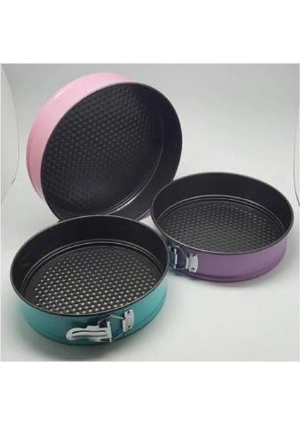 Kek Kalıbı Kelepçeli Yuvarlak 3 Lü fiyatları