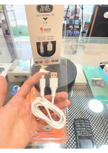 Subzero CL78 USB To Lightning Hızlı Şarj ve Data Kablosu (20W | 3.4A | 100 Cm) fırsatları