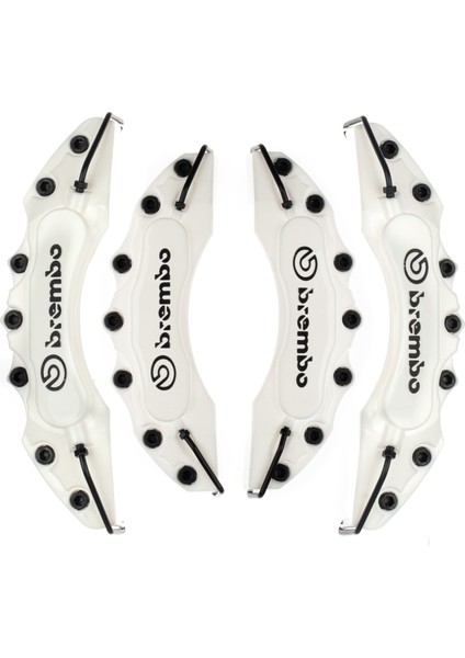 Fiat Modifiyecim Beyaz Brembo 4'lü Kaliper Seti Kabartmalı