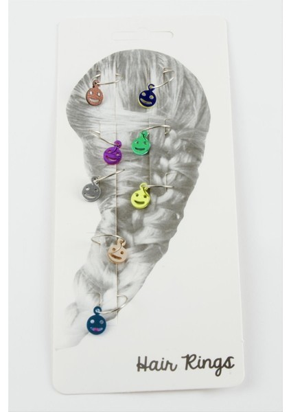Emoji Saç Yüzüğü