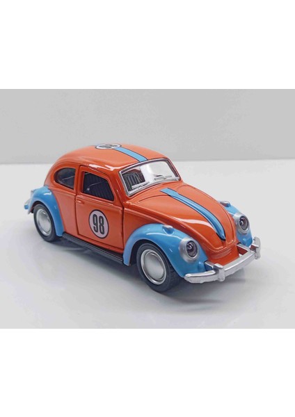 Dianomi// 1:36 Ölçek Volkswagen Beetle// 12 cm Çek-Bırak Metal Araba