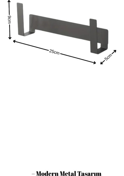 Metal Kesme Tahtası Tutacağı Mutfak Düzenleyici Kapaklık Tepsi Askılığı Duvar Rafı