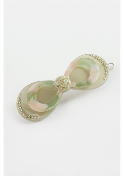 Sonsuzluk Taşlı Klipsli Toka