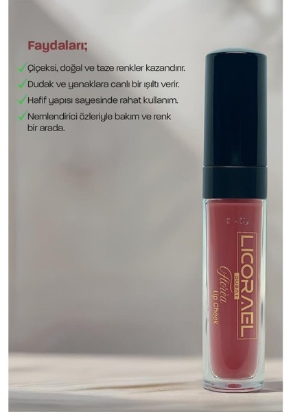 Lip Cheek 8ml. Florea No:24 modelleri