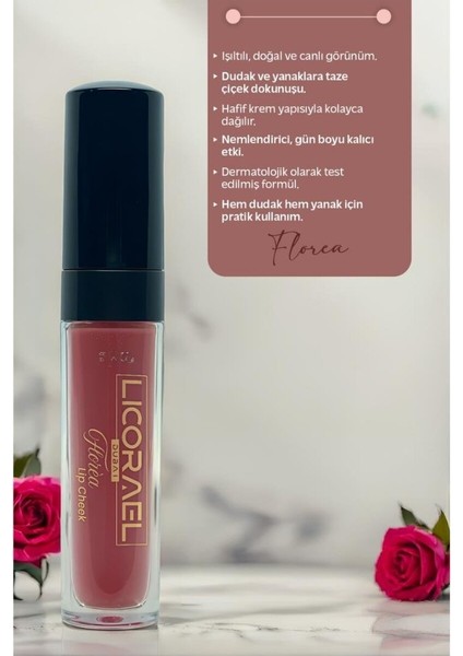 Lip Cheek 8ml. Florea No:24 fırsatları