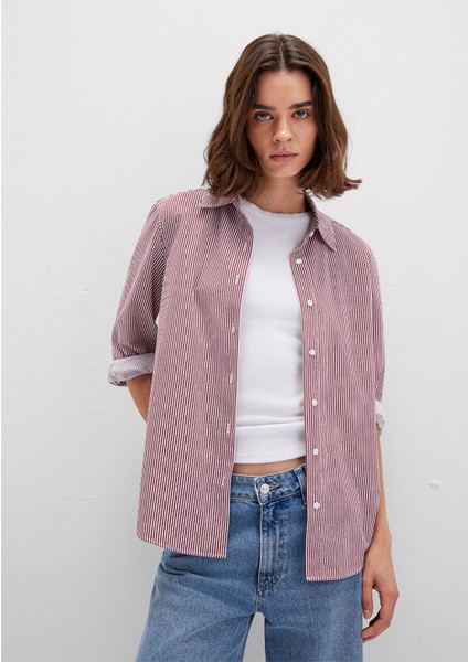 Çizgili Kırmızı Gömlek 1211199-90724 modelleri