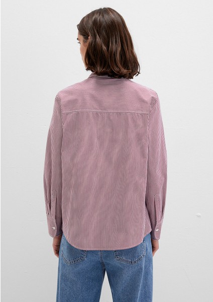 Çizgili Kırmızı Gömlek 1211199-90724 indirimleri