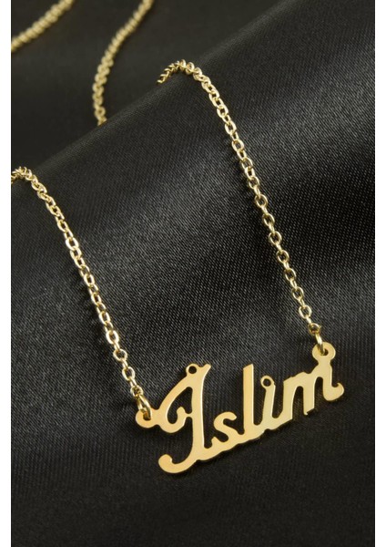 Islim Isimli Kolye (Kişiye Özel)