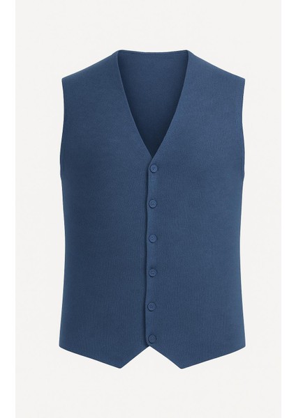 Herman Slim Fit Erkek Düğmeli Triko Yelek - 7461 fiyatları