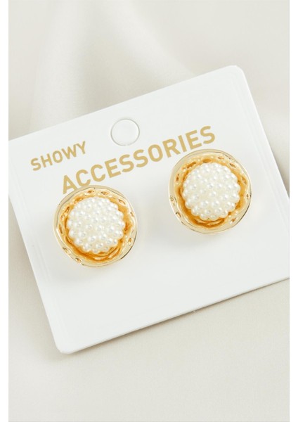 Çiçek Trend Inci Küpe