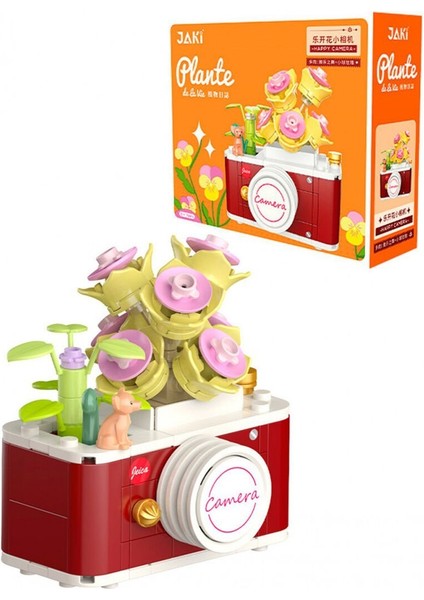 JK2715 Jaki Bitki Günlüğü Küçük Kamera 160 Parça Block Oyuncak