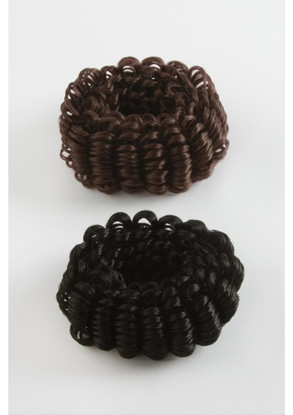 Saç Örgülü Lastikli Toka 6 cm