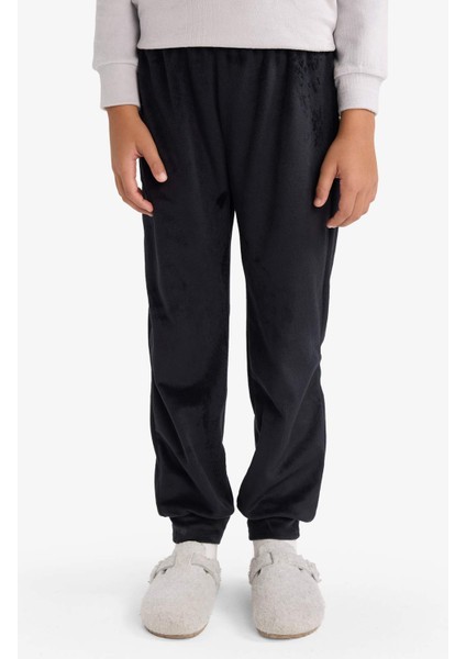 Erkek Çocuk Pijama Takımı Kadife Baskılı Uzun Kollu Üst Uzun Alt F0878A825WN indirimleri