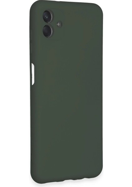 Samsung Galaxy A04E Kılıf Nano Içi Kadife Silikon - Koyu Yeşil (K95) fiyatları