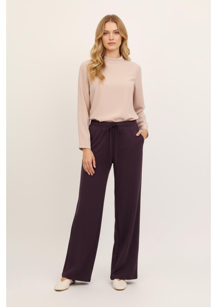 9214M Palazzo Eşofman Mürdüm